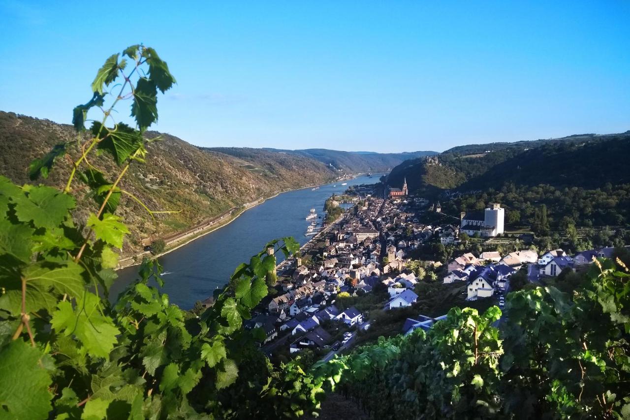 Alte Schreinerei, Charmantes Ferienhaus Gegenueber Der Loreley Sankt Goar Exterior photo