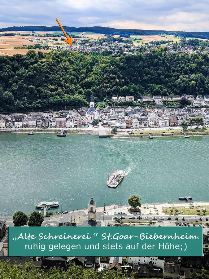 Alte Schreinerei, Charmantes Ferienhaus Gegenueber Der Loreley Sankt Goar Exterior photo